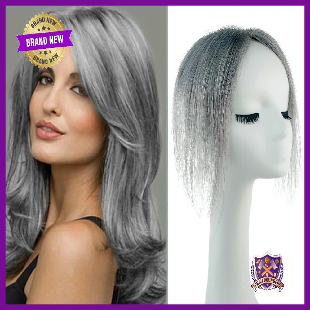 10 Inch Human Hair Topper for Thinning Hair 360° Coverage